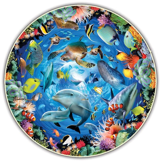 Ocean View Round Table Puzzle, Puzzle Round Table